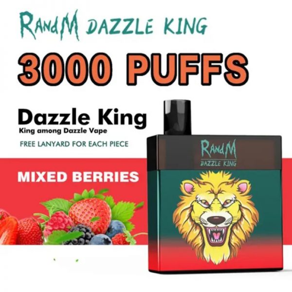 RandM Dazzle King Disposable Vape Pod Device Wholesale (3000 Puffs) - Image 2