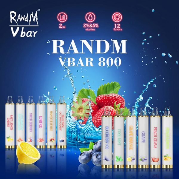 RandM Vbar Disposable Vape Pod Device Wholesale (800 Puffs)